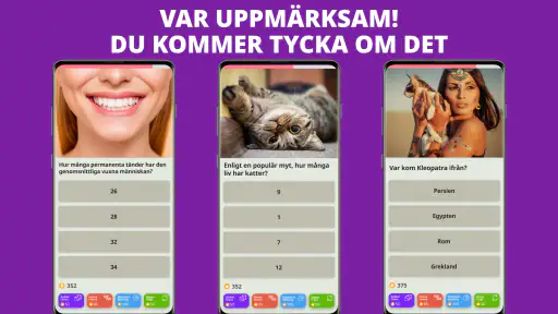 QuizzLand: quiz på svenska screenshot