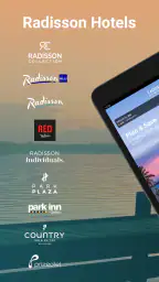 Radisson Hotels, hotellbokning screenshot