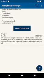 Rastplatser Sverige screenshot