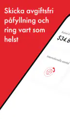 Rebtel: Ring och fyll på data screenshot