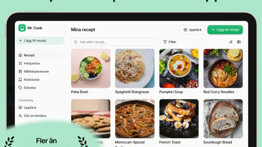 Recipe Keeper - Mr. Cook screenshot