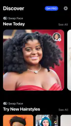 Reface: Face swap, AI Art tool screenshot