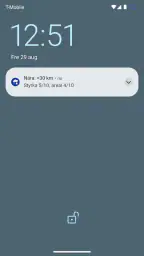 Regnlarm (Rain Alarm) screenshot