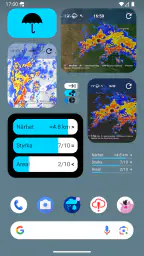 Regnlarm (Rain Alarm) screenshot
