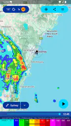Regnlarm (Rain Alarm) screenshot