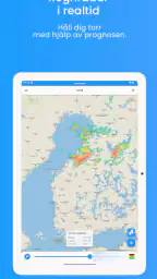 Regnradar - med prognos screenshot