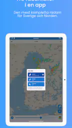 Regnradar - med prognos screenshot