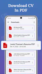 Resume Builder: CV maker PDF screenshot