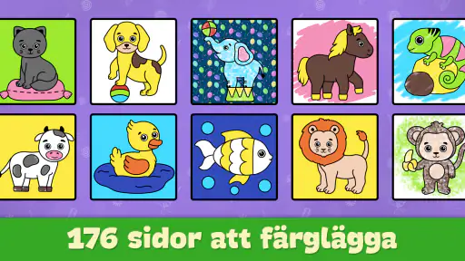 Rita spel för barn - målarbok screenshot