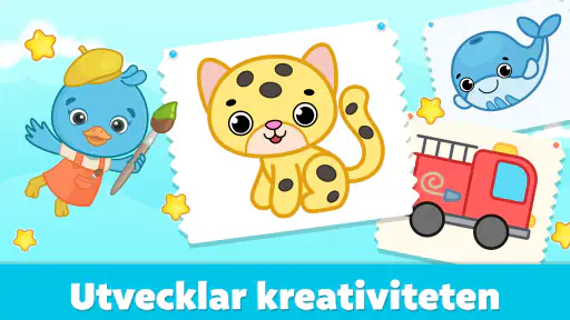 Ritspel för barn - målarbok screenshot