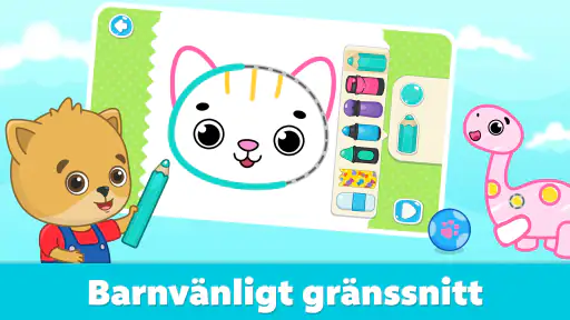 Ritspel för barn - målarbok screenshot