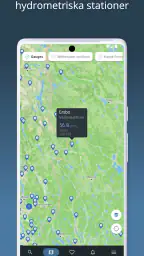 RiverApp - Flodvattennivåer screenshot