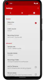 Röstinspelare screenshot