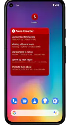 Röstinspelare screenshot