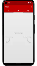 Röstinspelare screenshot