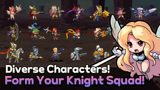 Rush Knights : Idle RPG screenshot