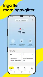 Saily: eSIM-kort för mobildata screenshot