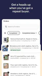 Säljare på Etsy: Hantera butik screenshot