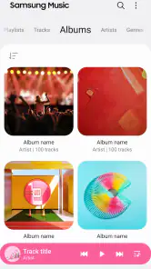 Samsung Music screenshot