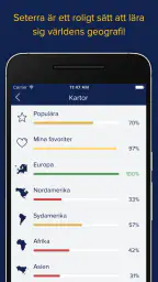 Seterra Geografi screenshot