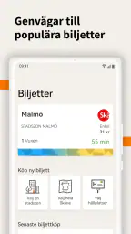 Skånetrafiken screenshot