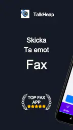 Skicka och ta emot faxnummer screenshot