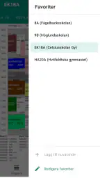 Skolschema – schemat i mobilen screenshot