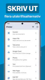Skrivare screenshot