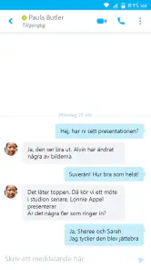 Skype for Business for Android screenshot