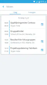 Skype for Business for Android screenshot