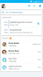 Skype for Business for Android screenshot