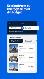 Skyscanner Flyg Hotell Bilar screenshot