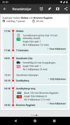 SL Stockholm Commute screenshot