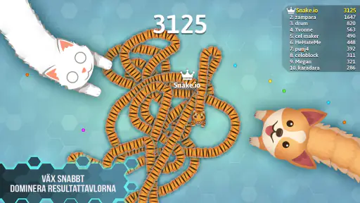 Snake.io - Kul Orm.io-spel screenshot