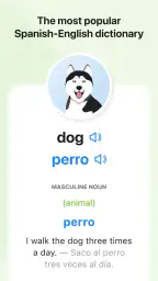 SpanishDictionary.com Learning screenshot