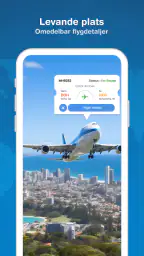 Spårning av flyg i realtid screenshot