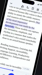 Speechify Text till tal Ljud screenshot