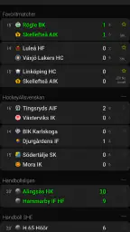 Sportstats screenshot