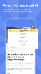 Språkkraft Läscoach, svenska screenshot
