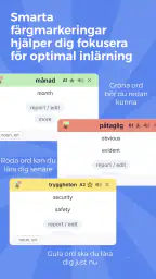 Språkkraft Läscoach, svenska screenshot