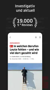 stern online: Nachrichten App screenshot