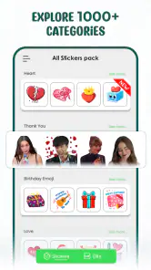 Stickers, Emoji & Stickers app screenshot