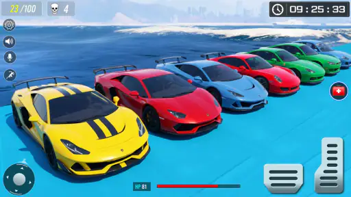 Superhjälte bil spel mega ramp screenshot