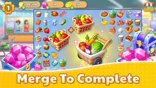 Supermarket Affairs - Merge screenshot
