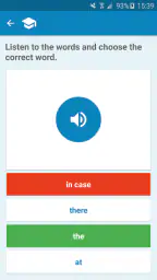 Svensk-engelsk ordbok screenshot