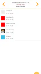 Svensk kalender screenshot