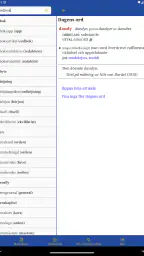 Svensk ordbok screenshot