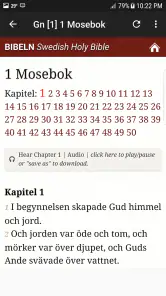 Svenska Bibeln screenshot