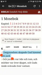 Svenska Bibeln screenshot