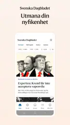 Svenska Dagbladet screenshot